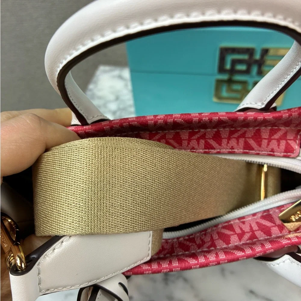 NWT Michael Kors Rainbow Pride Small Mirella Shopper Satchel Bag - MSRP $448 - Picture 6 of 8